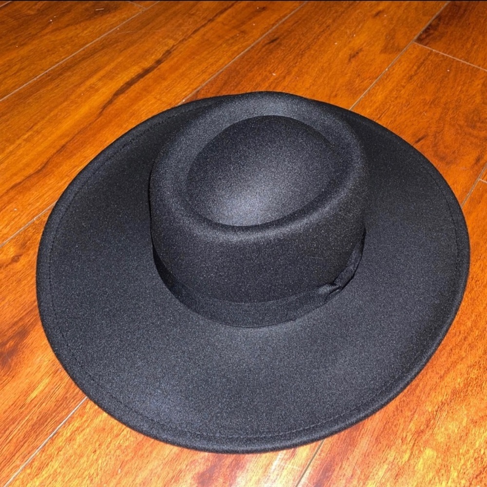 Black bolero Fedora wide brim - Picture 4 of 15